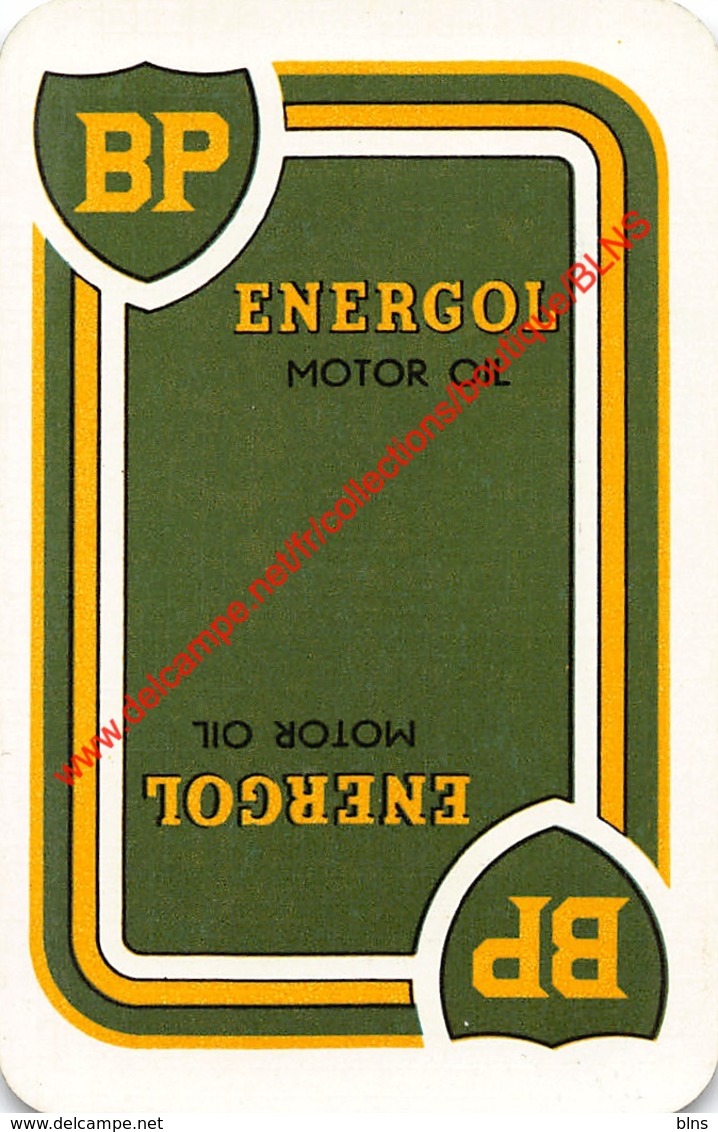BP - Energol Motor Oil - 1 Joker Kaart/carte/card - Cartes à Jouer Classiques