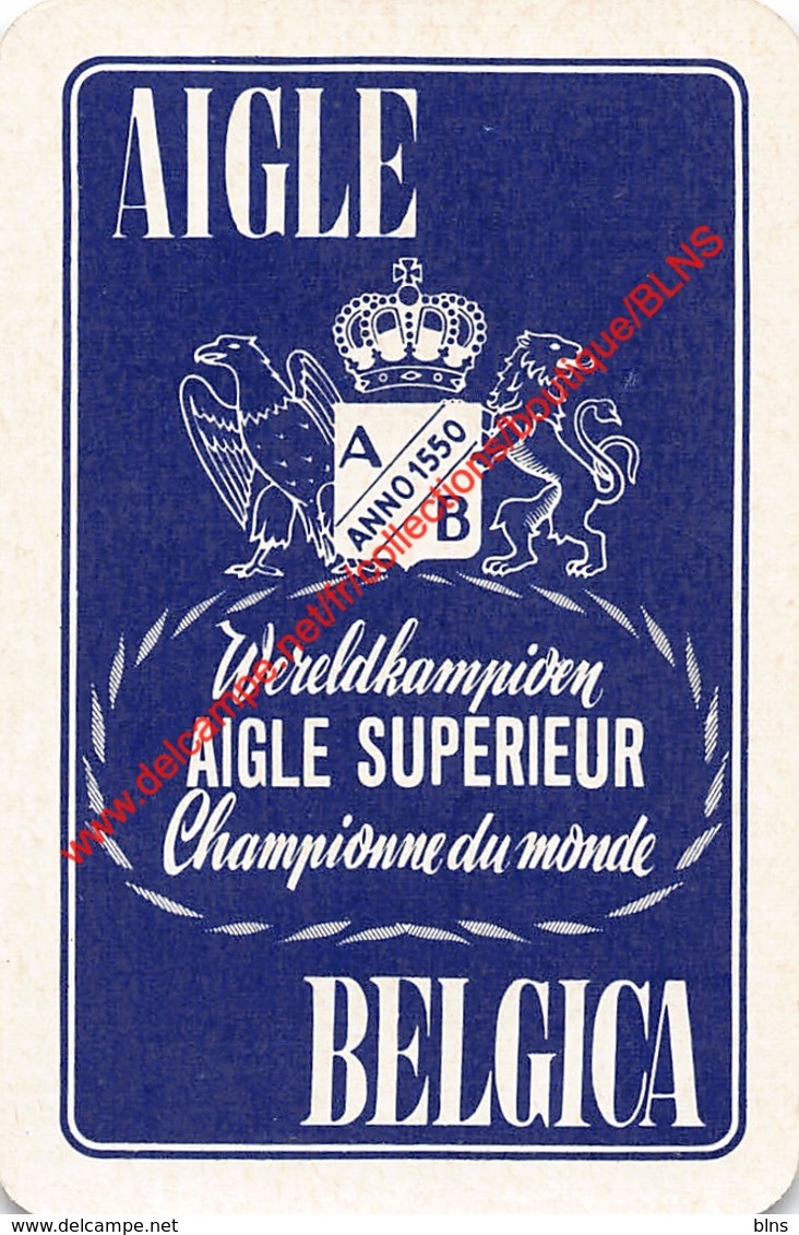 AIGLE BELGICA - Wereldkampioen B.A.B. Lager Bier - 1 Joker Kaart/carte/card - Cartes à Jouer Classiques