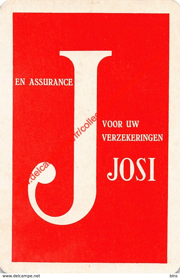 JOSI - Verzekeringen Assurances - 1 Joker Kaart/carte/card - Cartes à Jouer Classiques