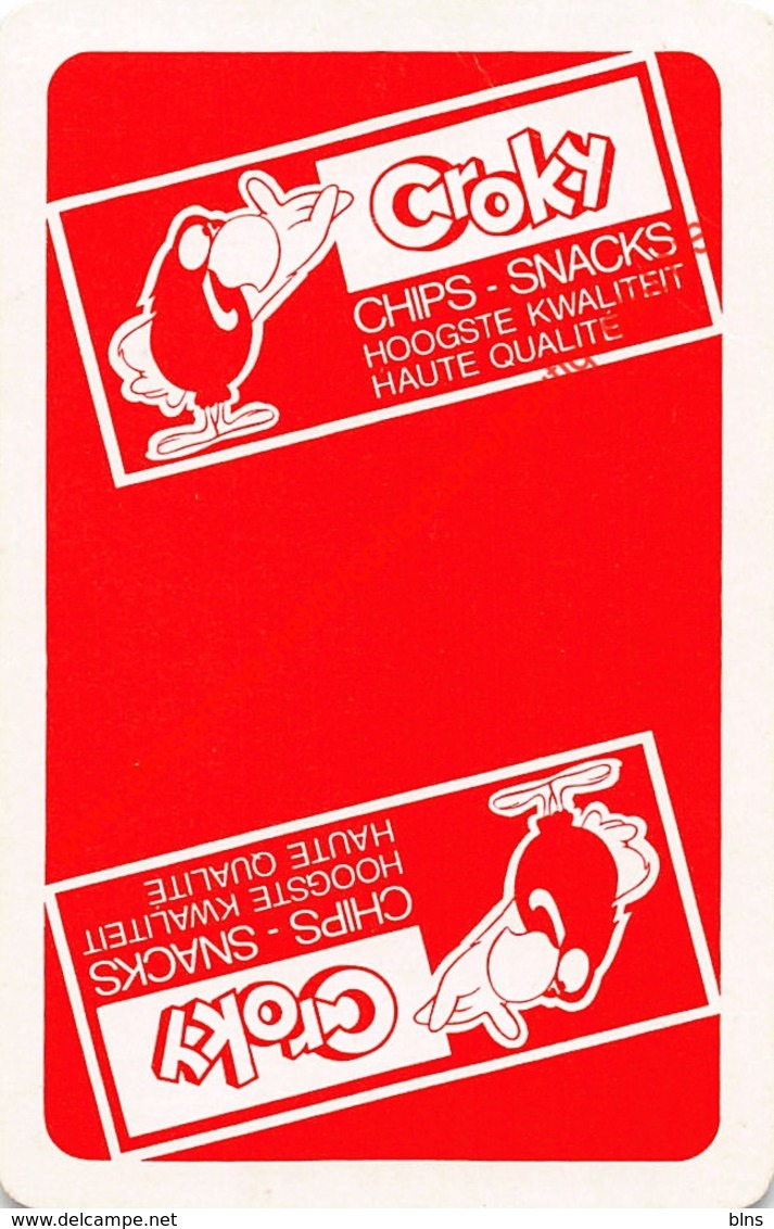 CROKY Chips Snacks - 1 Speelkaart - 1 Carte à Jouer - 1 Playing Card. - Cartes à Jouer Classiques