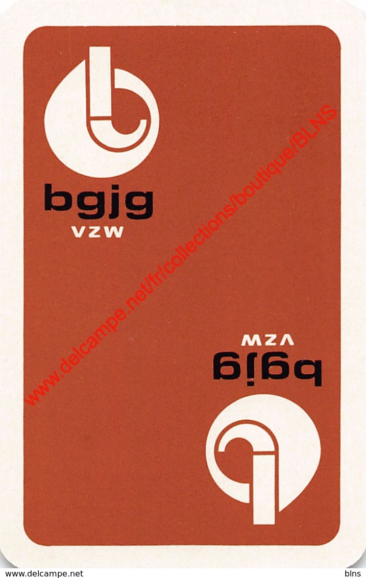 BGJG Vzw - 1 Speelkaart - 1 Carte à Jouer - 1 Playing Card. - Kartenspiele (traditionell)