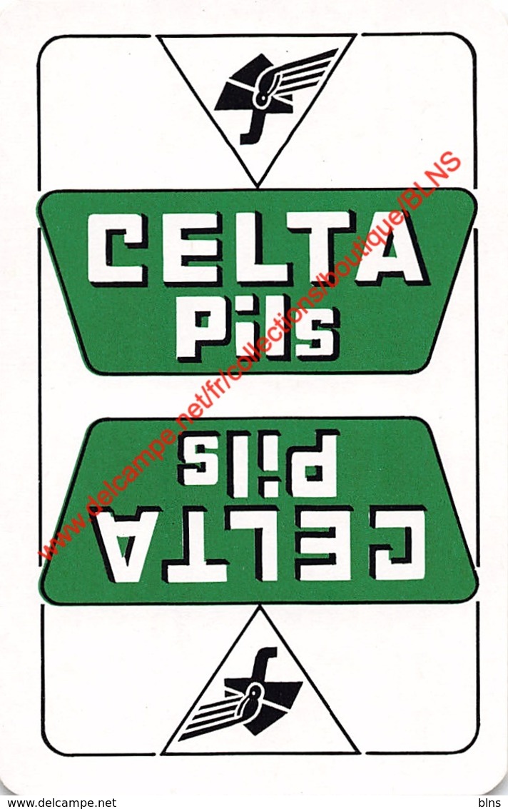 CELTA PILS - 1 Speelkaart - 1 Carte à Jouer - 1 Playing Card. - Cartes à Jouer Classiques