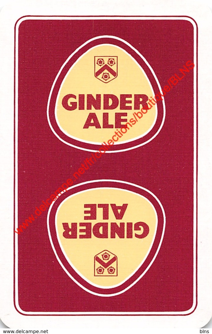 GINDER ALE - 1 Speelkaart - 1 Carte à Jouer - 1 Playing Card. - Cartes à Jouer Classiques