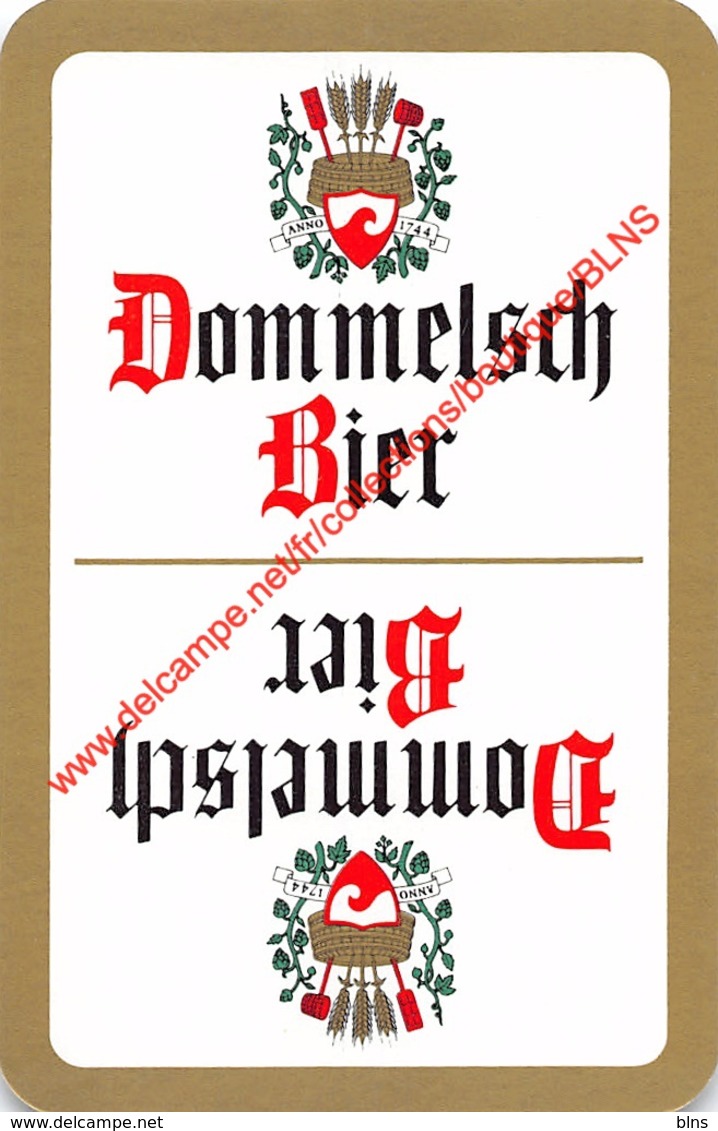 Dommelsch Bier - 1 Speelkaart - 1 Carte à Jouer - 1 Playing Card. - Cartes à Jouer Classiques