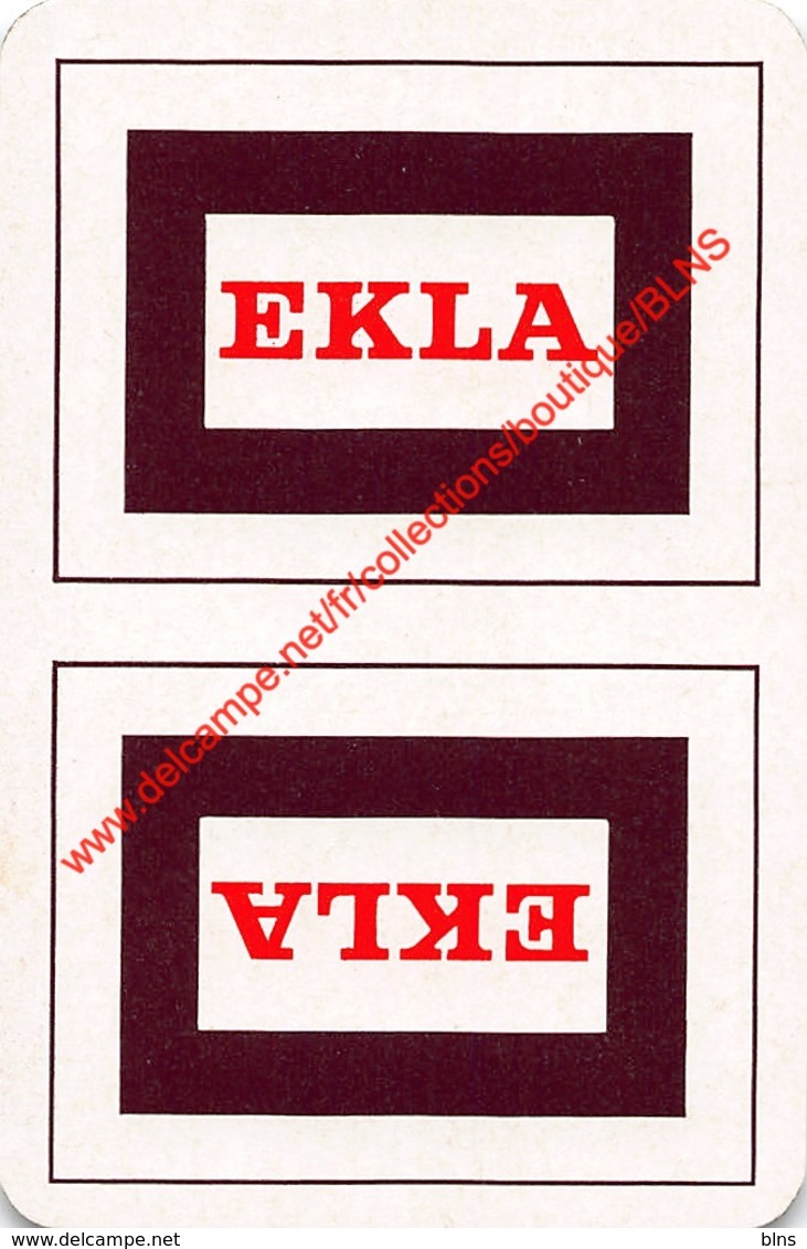 EKLA - 1 Speelkaart - 1 Carte à Jouer - 1 Playing Card. - Cartes à Jouer Classiques