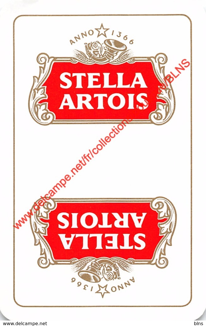 STELLA ARTOIS - 1 Speelkaart - 1 Carte à Jouer - 1 Playing Card. - Cartes à Jouer Classiques