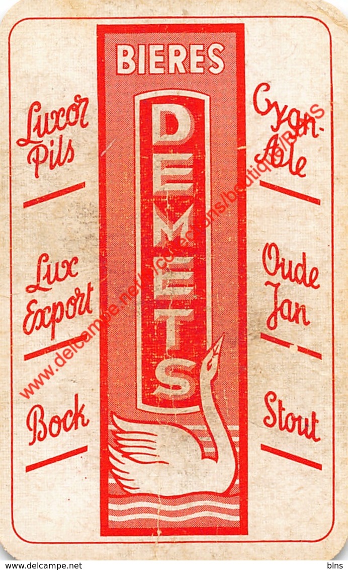 Bieres DEMETS - Luxor Pils - Oude Jan - 1 Speelkaart - 1 Carte à Jouer - 1 Playing Card. - Cartes à Jouer Classiques