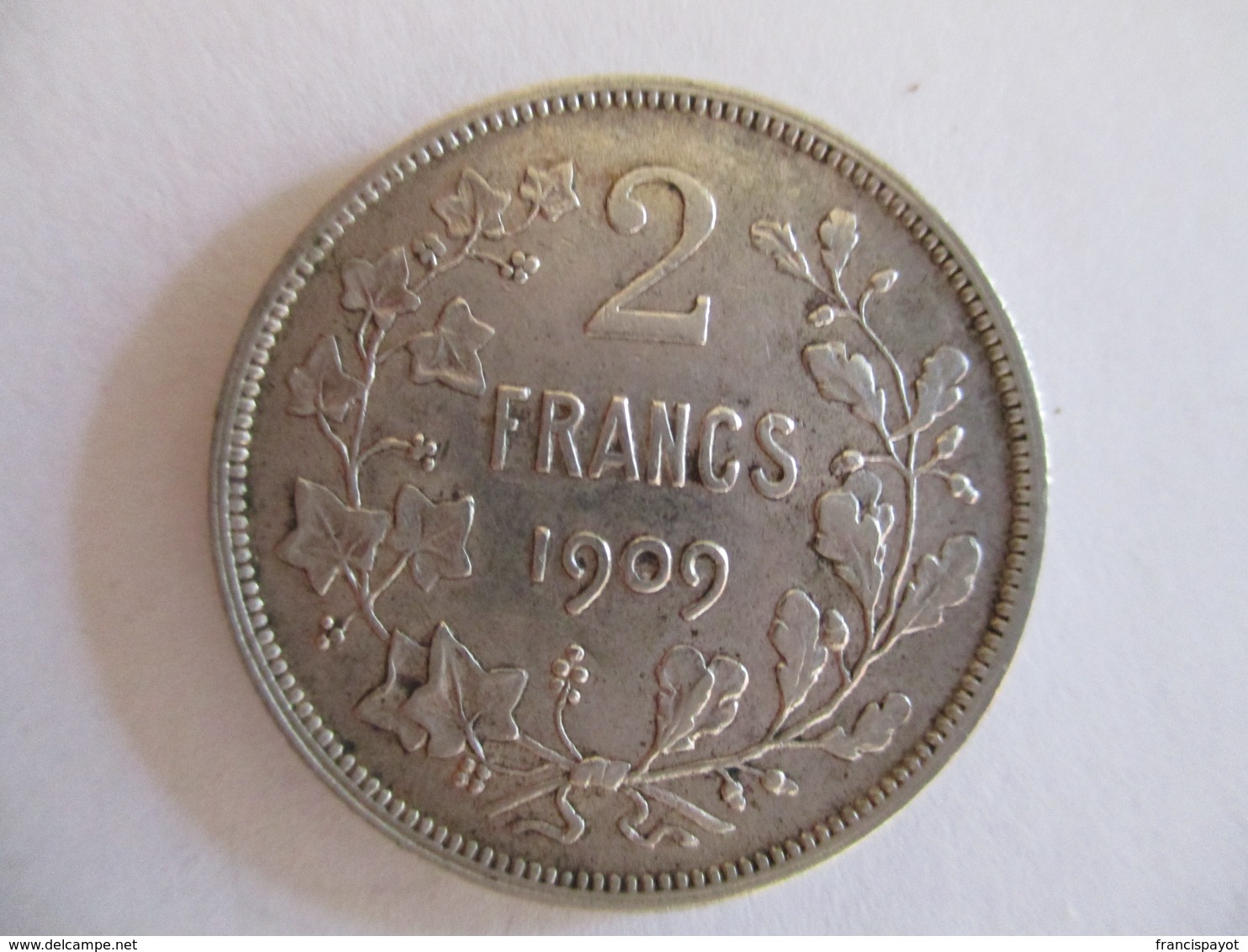 Belgique: 2 Francs 1909 - 2 Francs