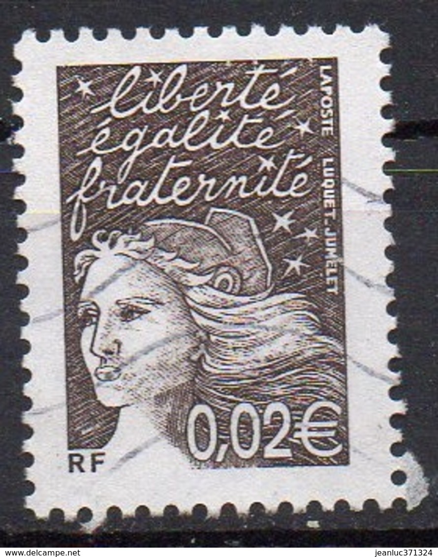 FRANCE N° 3444 O Y&T 2002 Marianne De Luquet - 1997-2004 Marianne Of July 14th