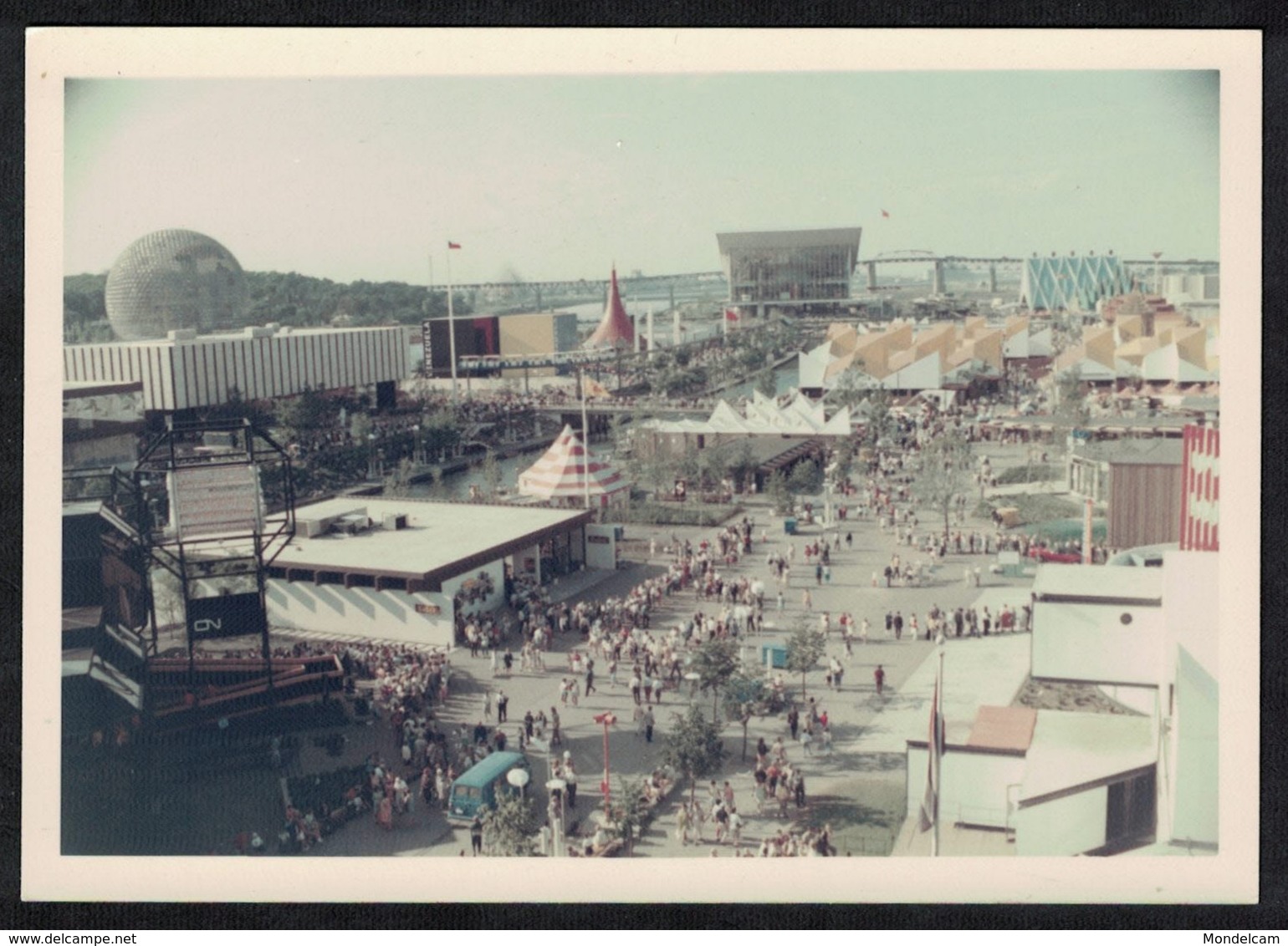 Photo Ancienne 1967 Snapshot 12 X 9 - Canada Québec Montréal Exposition Universelle 1967 Vue Générale Sh83 - Places