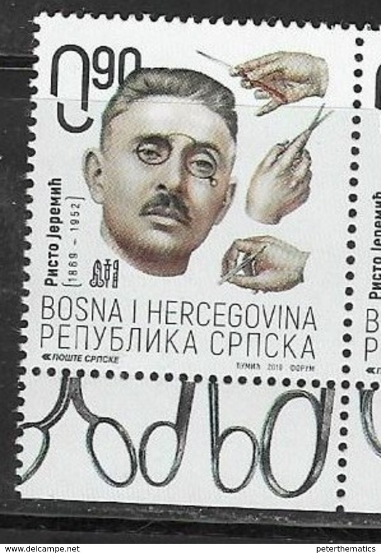 BOSNIA SERB, 2019, MNH, MEDICINE, RISTO JEREMIC,1v - Medicine