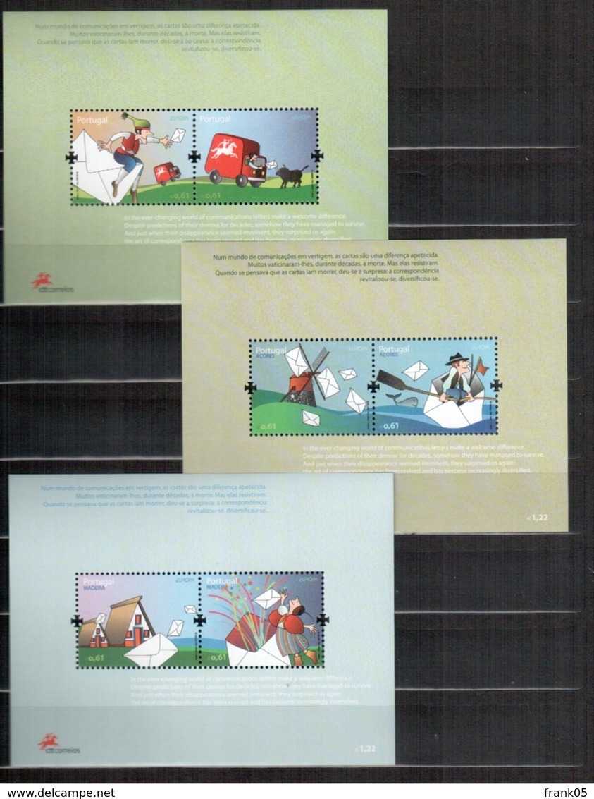 Portugal Azoren Madeira 2008 EUROPA Blöcke/souvenir Sheets ** - 2008