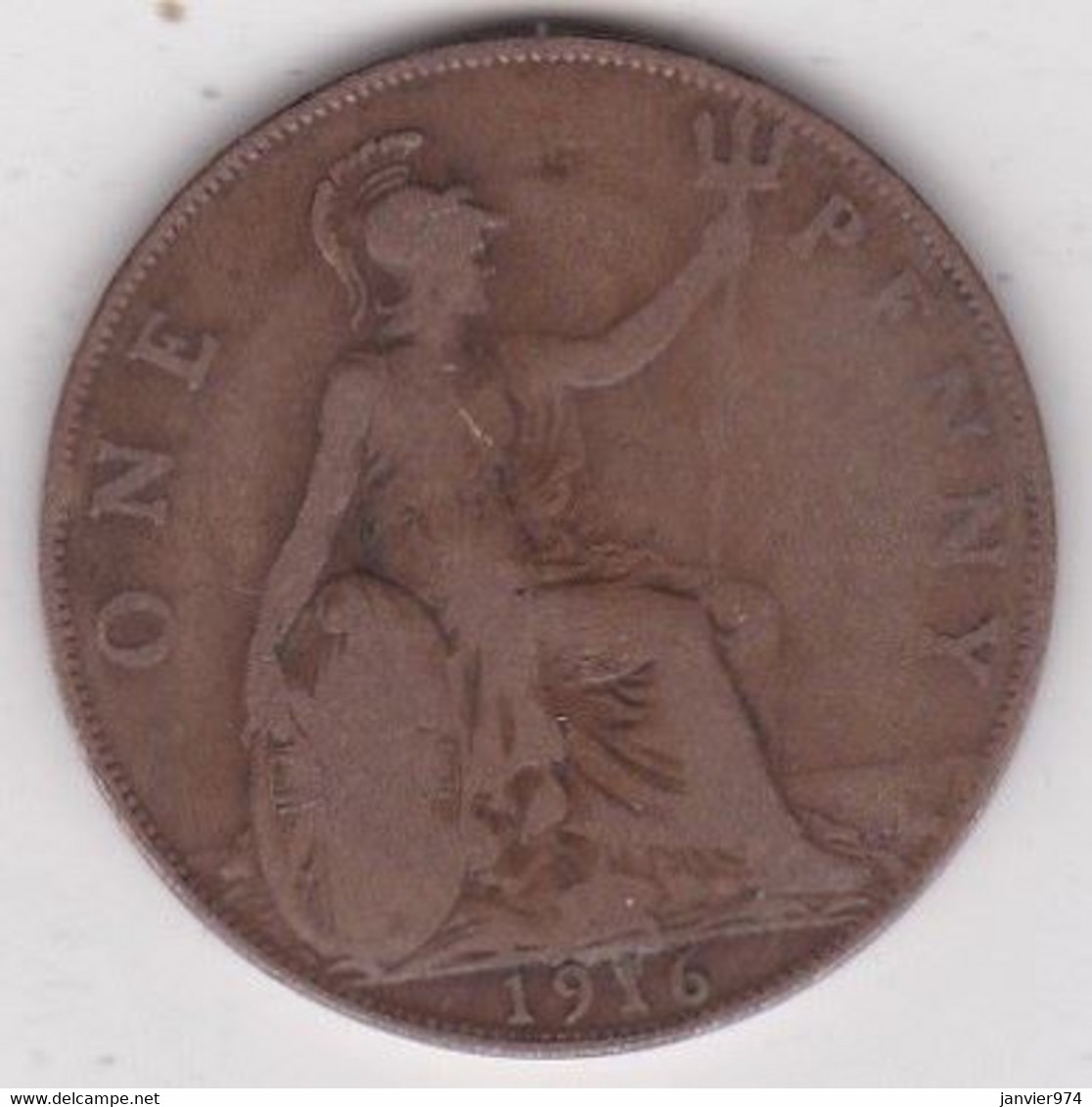 Grande-Bretagne. 1 Penny 1916. George V - D. 1 Penny