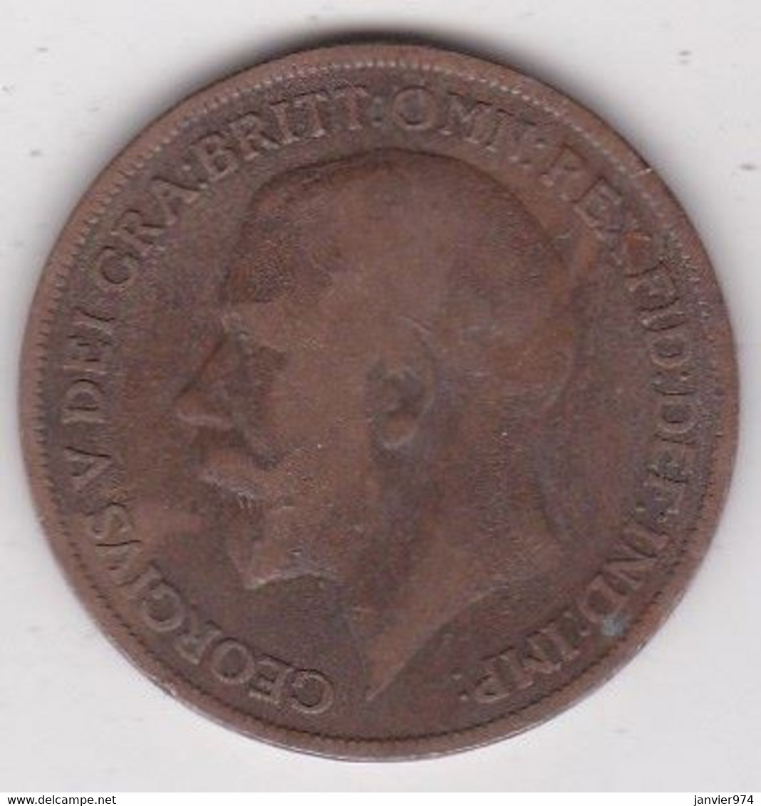 Grande-Bretagne. 1 Penny 1917. George V - D. 1 Penny