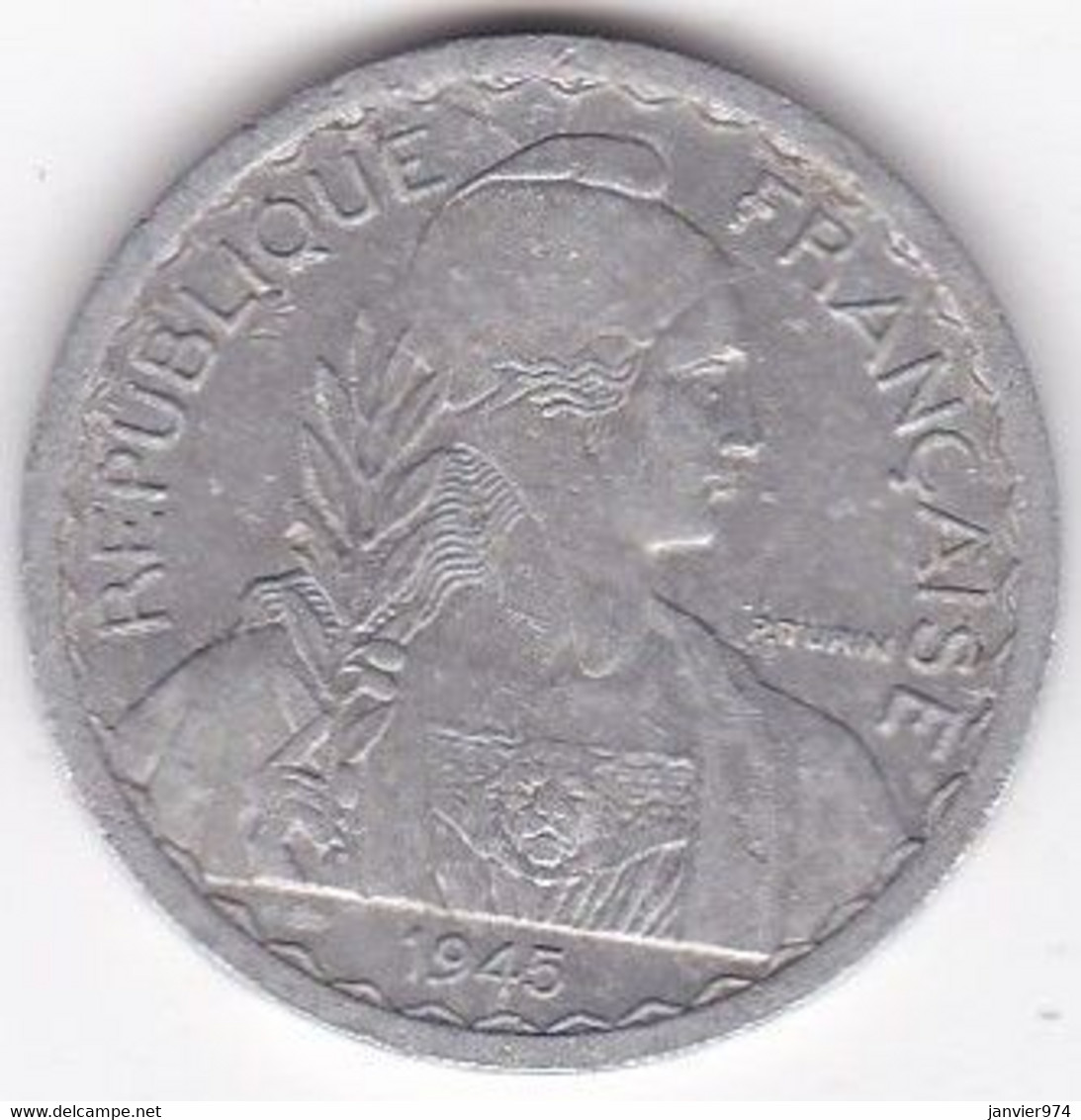 Indochine Française. 20 Cent 1945 Paris. Aluminium - Indochina Francesa