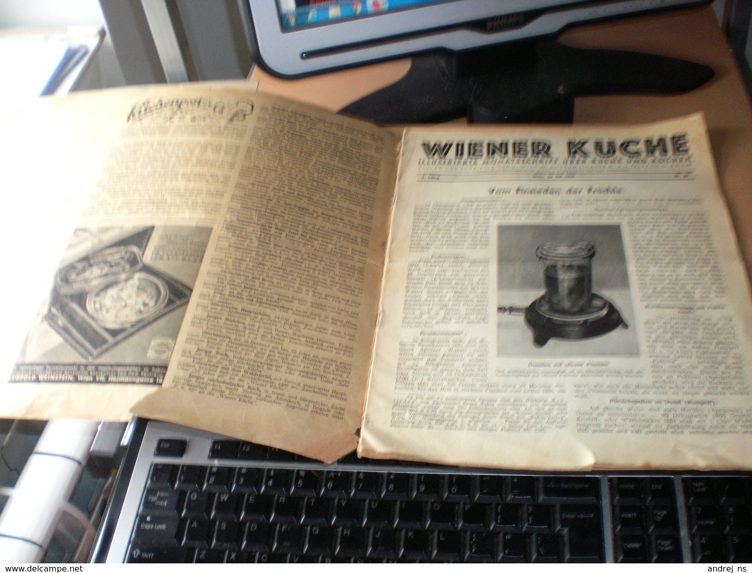 Wiener Kuche Herausgegeben Von Kuchenchef Franz Ruhm Nr 57 Wien 1935 24 Pages - Comidas & Bebidas