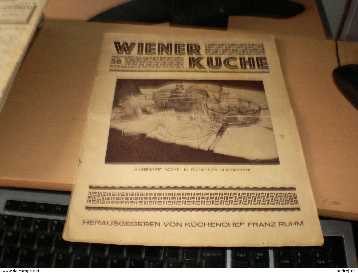 Wiener Kuche Herausgegeben Von Kuchenchef Franz Ruhm Nr 58 Wien 1935 24 Pages - Essen & Trinken