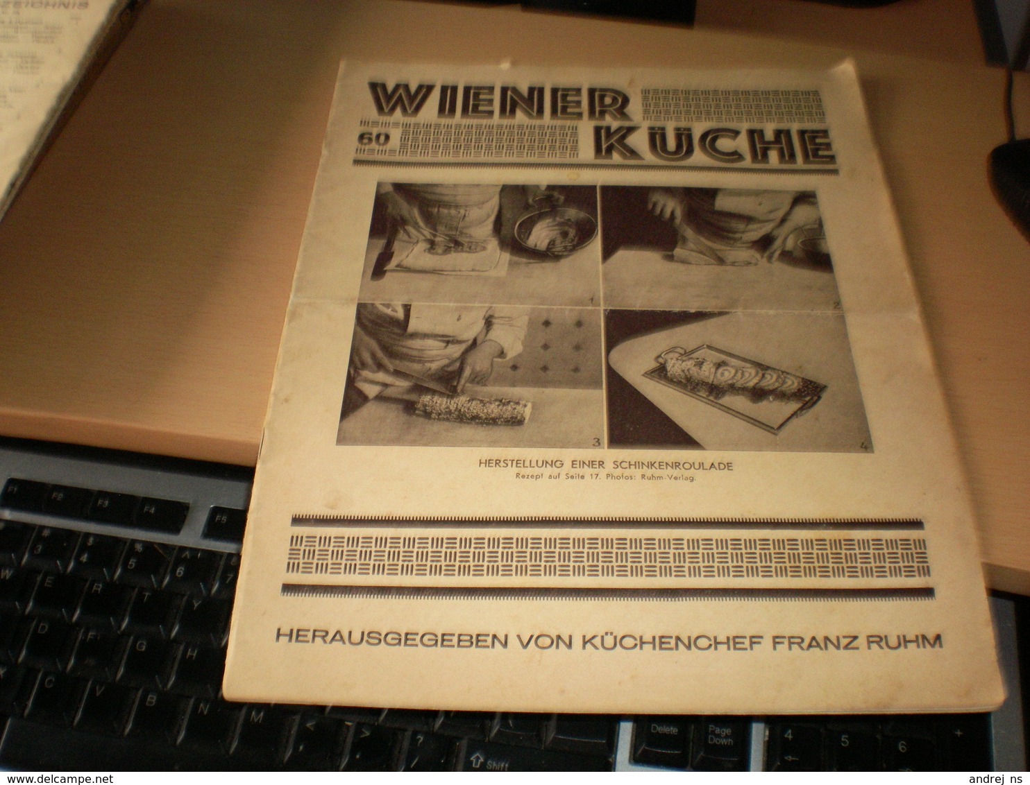 Wiener Kuche Herausgegeben Von Kuchenchef Franz Ruhm Nr 60 Wien 1935 24 Pages - Essen & Trinken