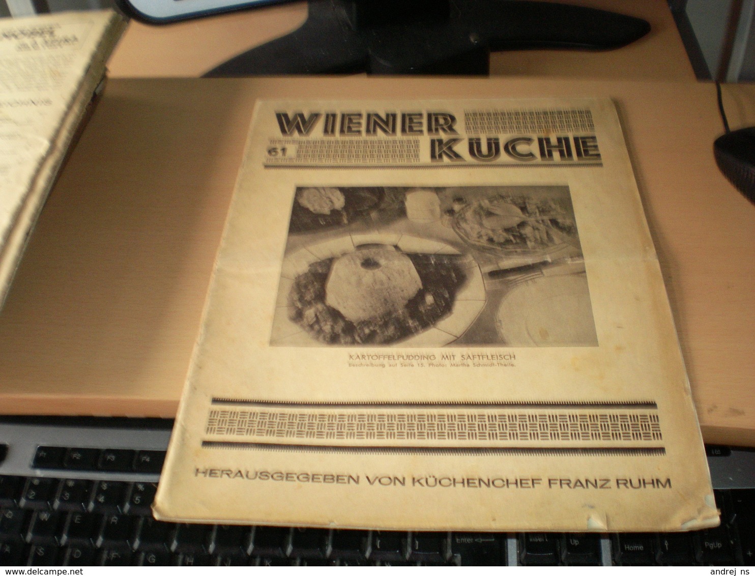 Wiener Kuche Herausgegeben Von Kuchenchef Franz Ruhm Nr 61 Wien 1935 24 Pages - Food & Drinks