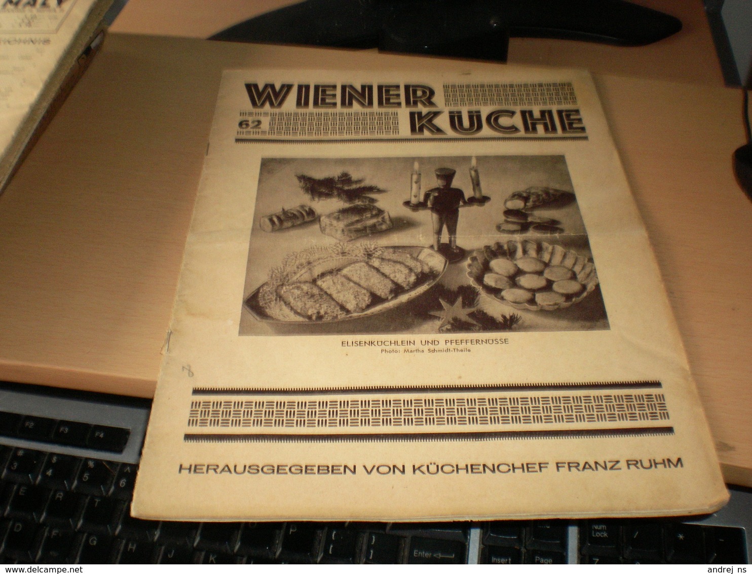 Wiener Kuche Herausgegeben Von Kuchenchef Franz Ruhm Nr 62 Wien 1935 24 Pages - Mangiare & Bere