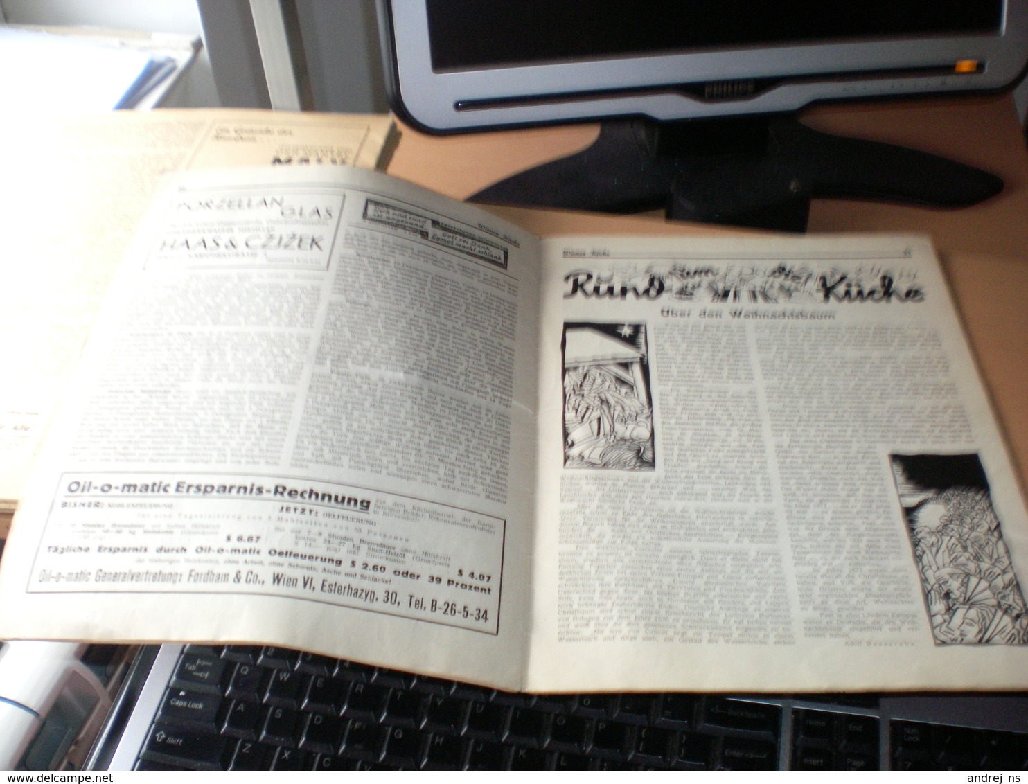 Wiener Kuche Herausgegeben Von Kuchenchef Franz Ruhm Nr 62 Wien 1935 24 Pages - Essen & Trinken