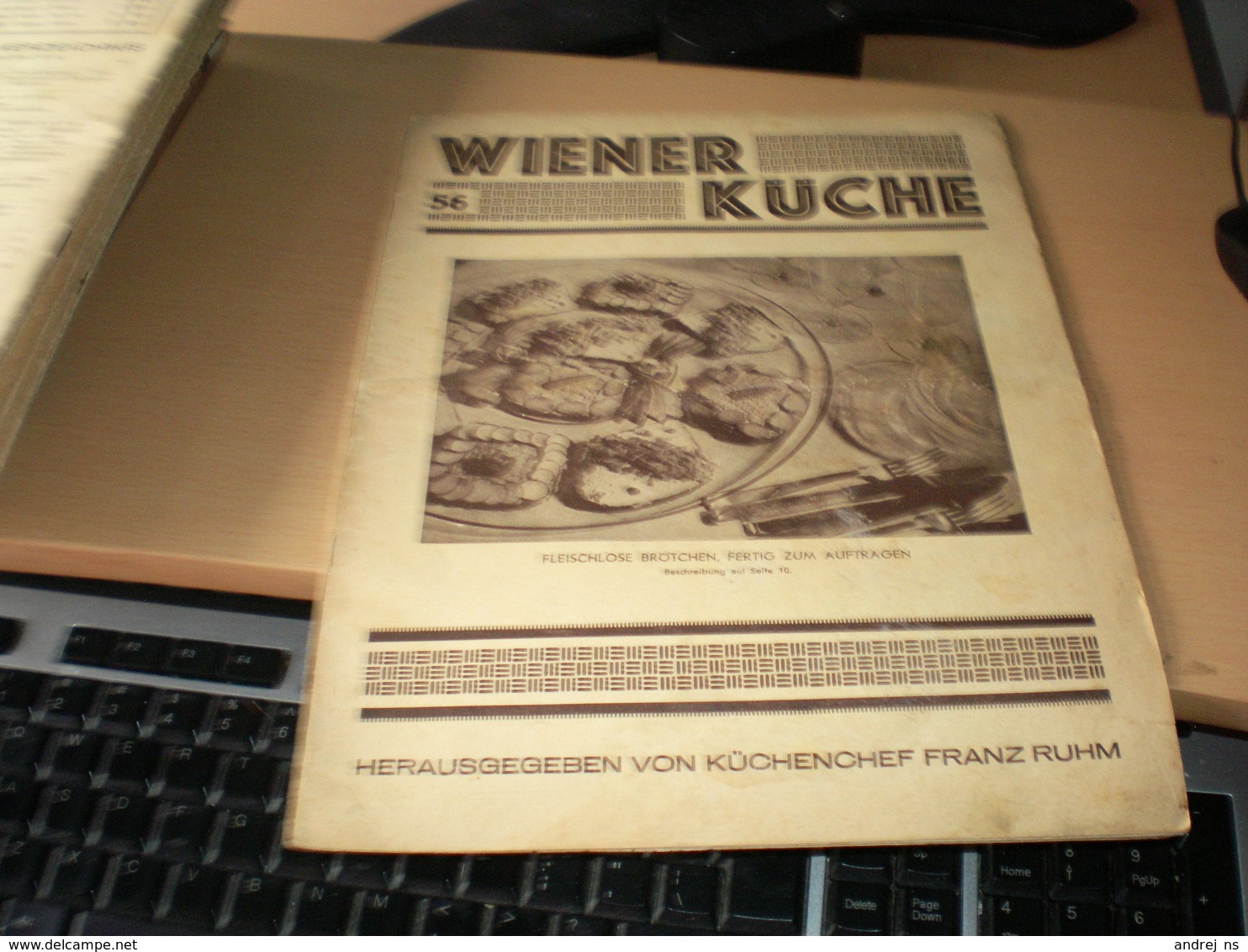 Wiener Kuche Herausgegeben Von Kuchenchef Franz Ruhm Nr 56 Wien 1935 24 Pages - Manger & Boire