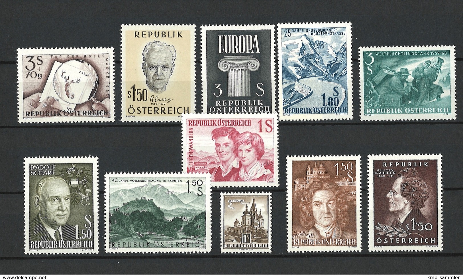 Österreich Jahrgang 1960 Postfrisch - Unused Stamps