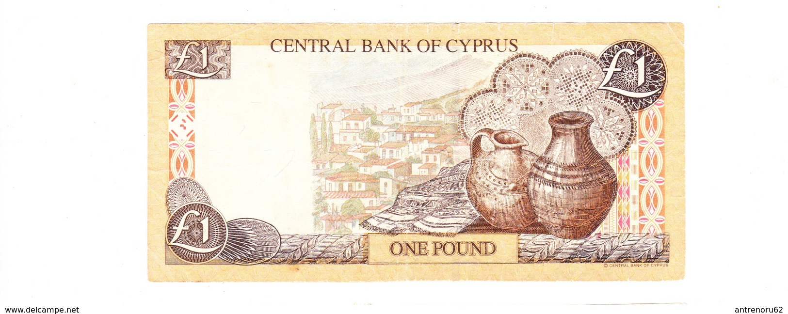 BANKNOTES-CYPRUS-SEE-SCAN-CIRCULATED - Cyprus