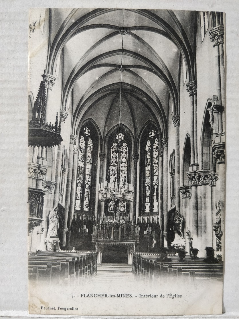 Plancher Les Mines. Intérieur De L'Eglise - Autres & Non Classés