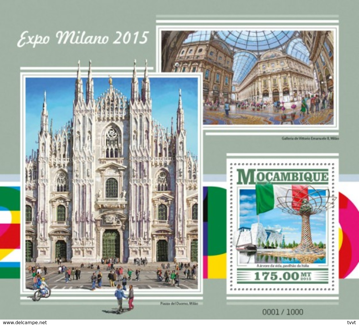 Mozambique, 2015. [moz15309] Expo Milano 2015 (s\s+m\s) - 2015 – Milano (Italia)