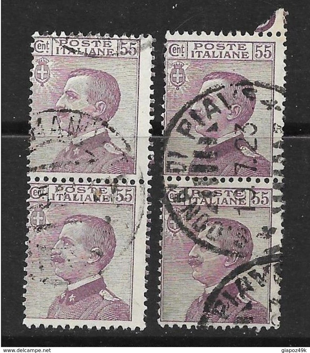 ITALIA - Regno 1917 / 20 - Effigie Di Vittorio Emanuele III - N. 110 Usati - Cat. 200 € Al 5 % - N. 1753b - Usati