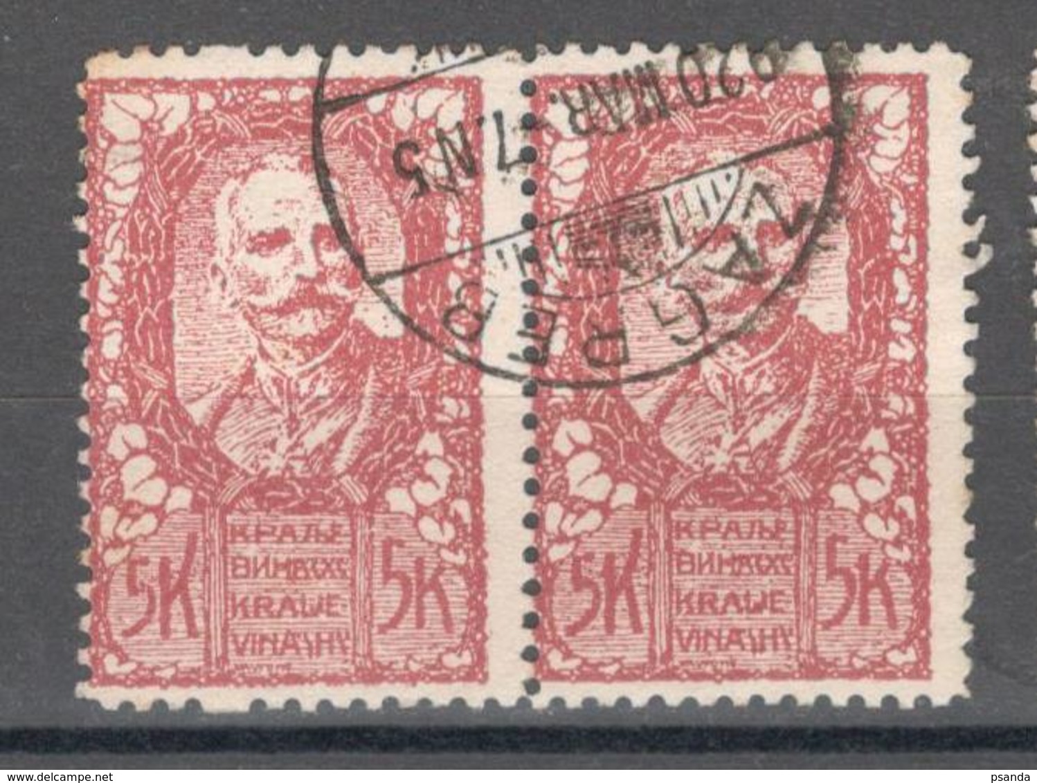 1919 S.H.S.YUGOSLAVIA -  SLOVENIA - VERIGARJI 5k 11  B7 Rare - Usati
