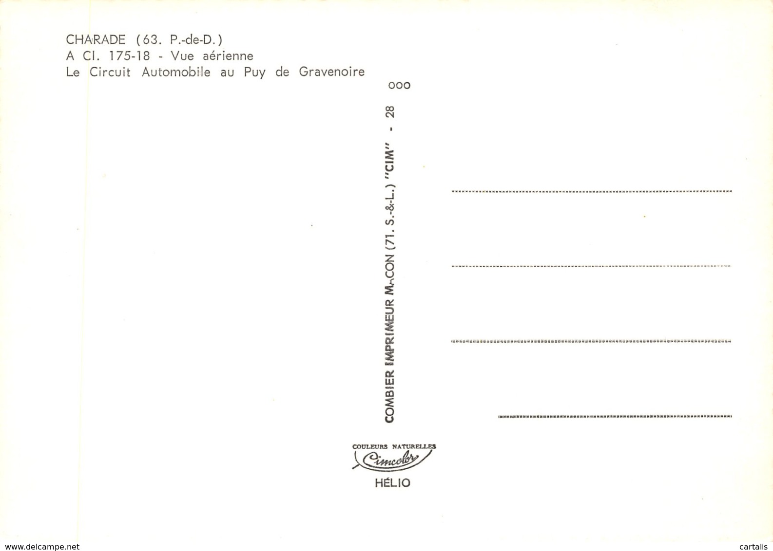 XX-CHARADE-N°C-3629-A/0273 - Unclassified