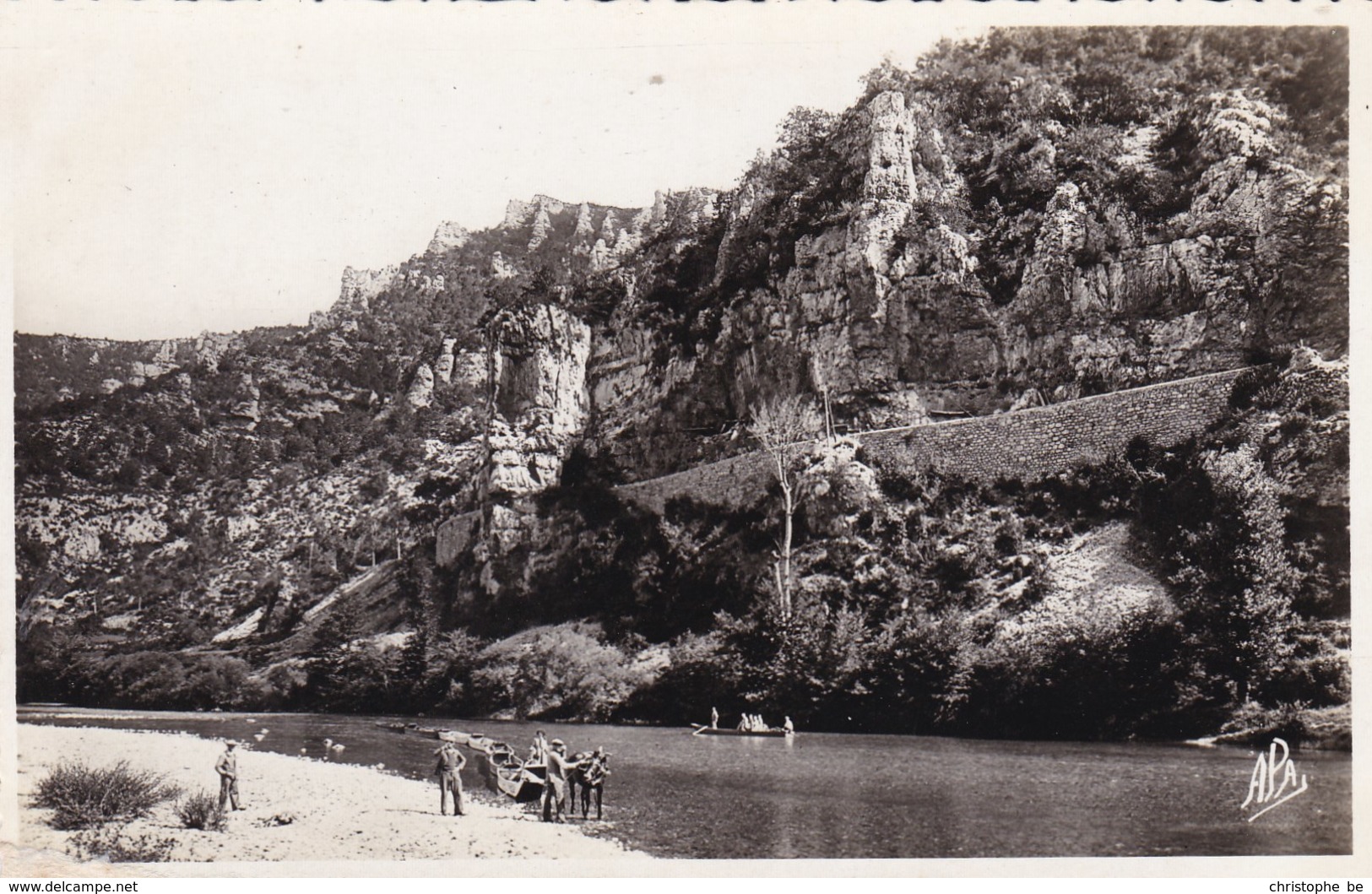 Les Gorges Du Tarn, Train De Barques Au Cirque De Beaune (pk61071) - Gorges Du Tarn