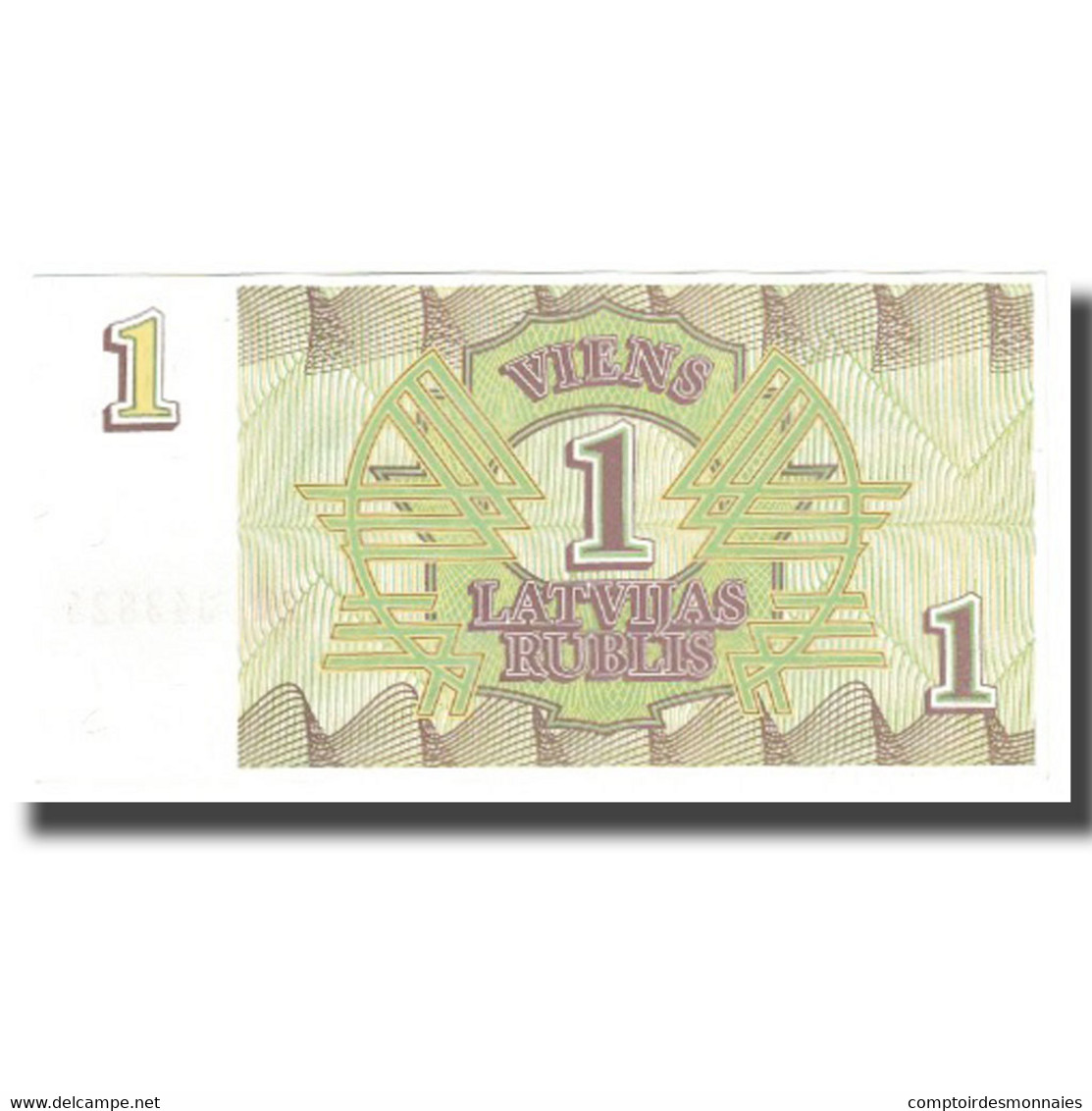 Billet, Latvia, 1 Rublis, 1992, KM:35, SUP - Lettland