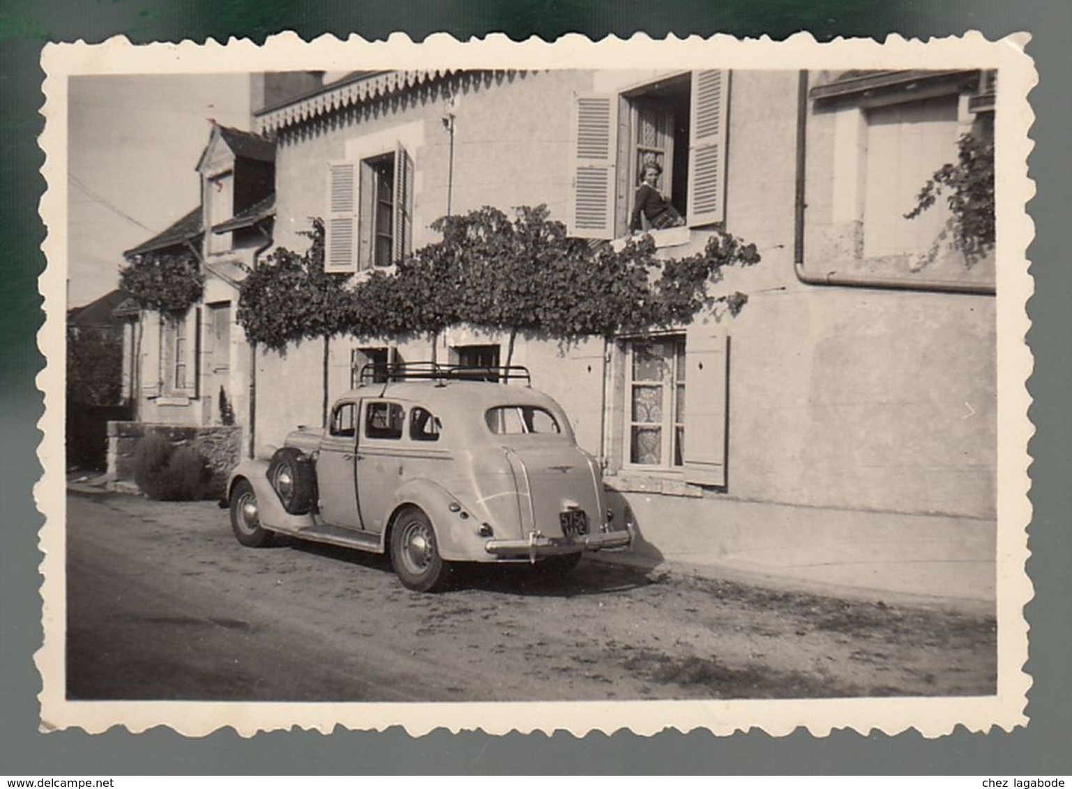 Photo (Div.) Voiture à Identifier - Photo Prise à Cellettes En Septembre 1950 - Cars