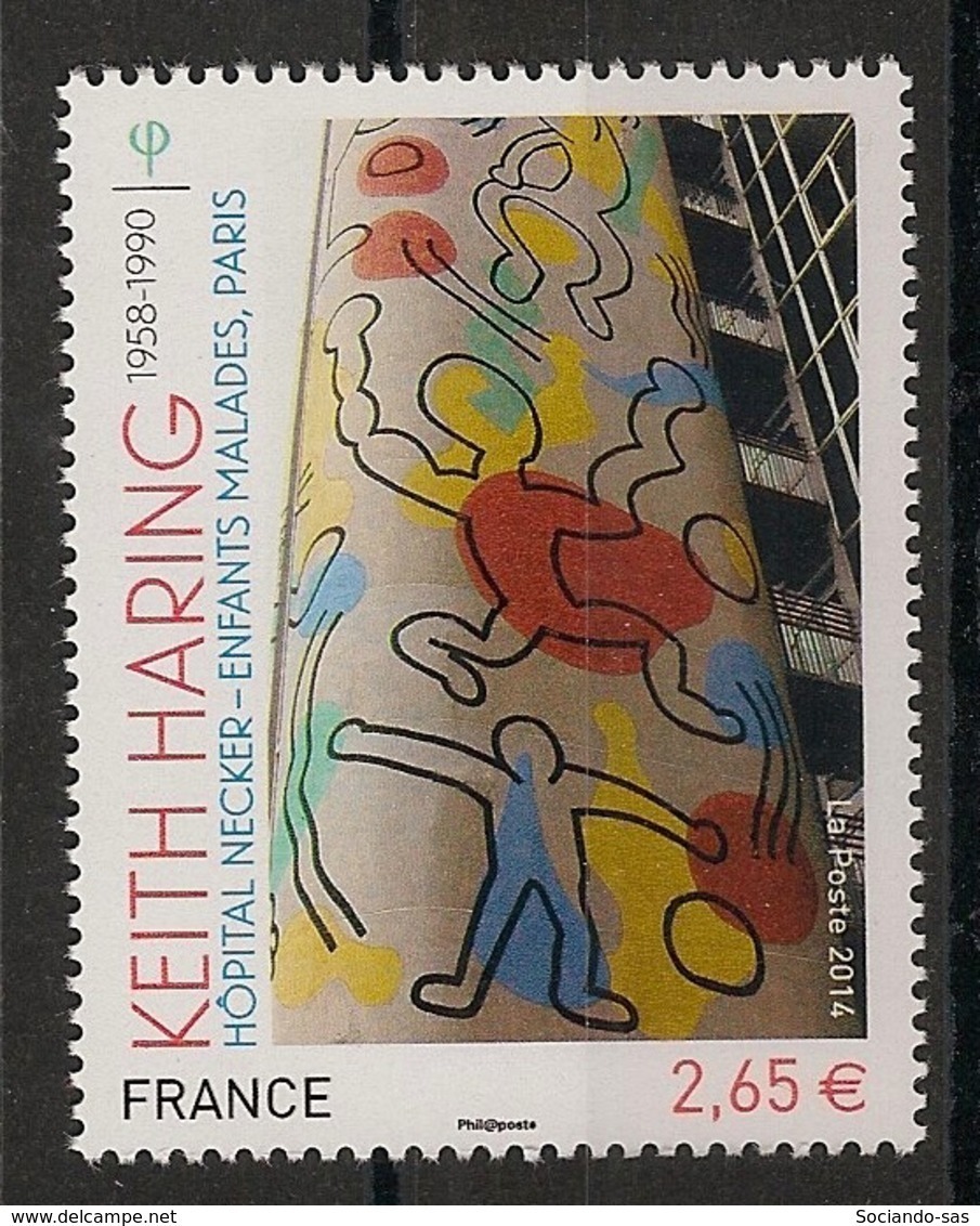 France - 2014 - N° Yv. 4901 - Keith Haring - Neuf Luxe ** / MNH / Postfrisch - Nuovi