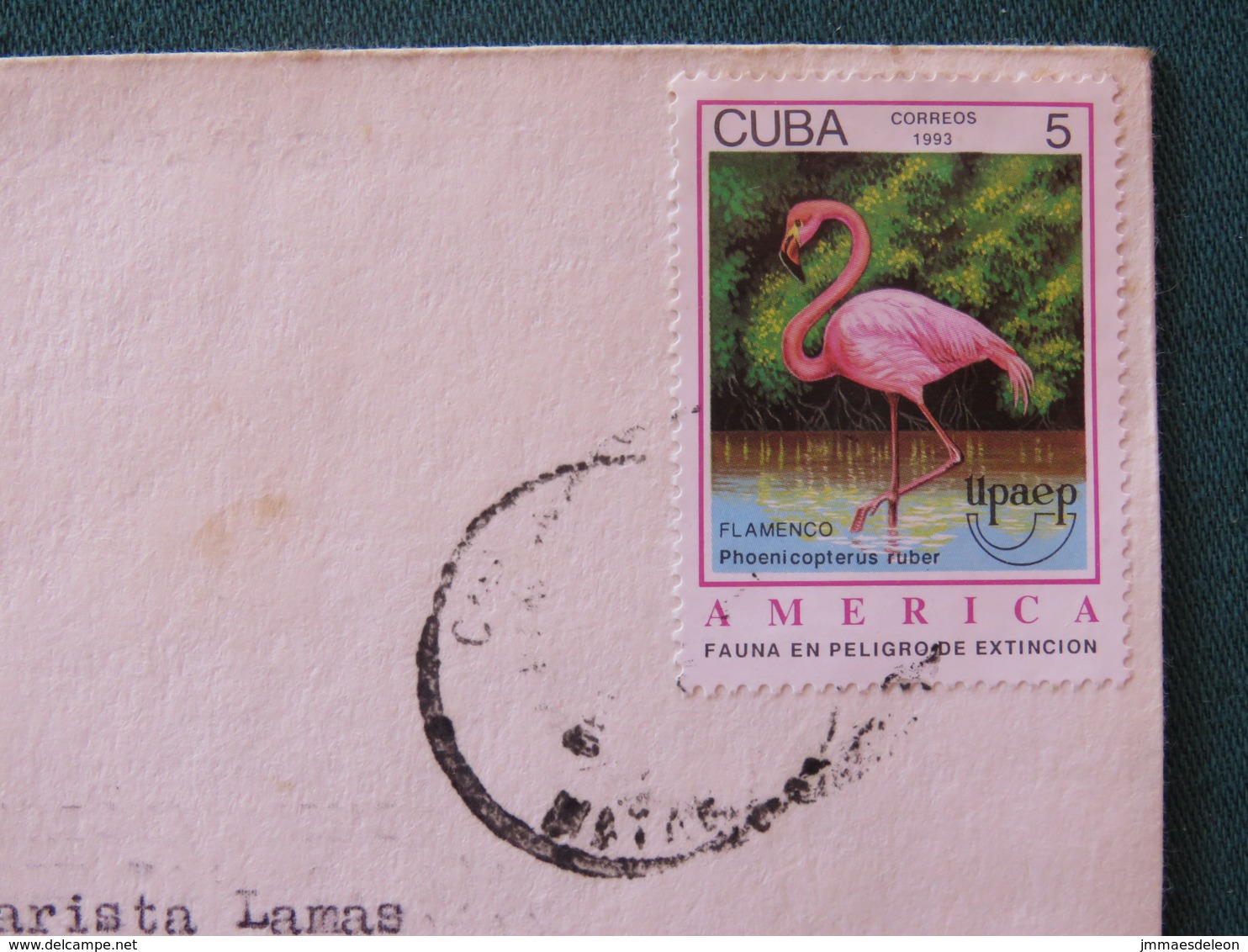 Cuba 1993 Cover To Matanzas - Bird Flamingo UPAEP - Cartas & Documentos