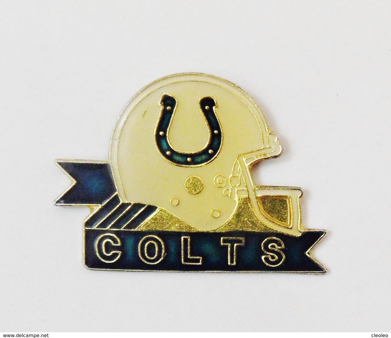 Pin's Casque Football Américain COLTS -  CBJ - Football