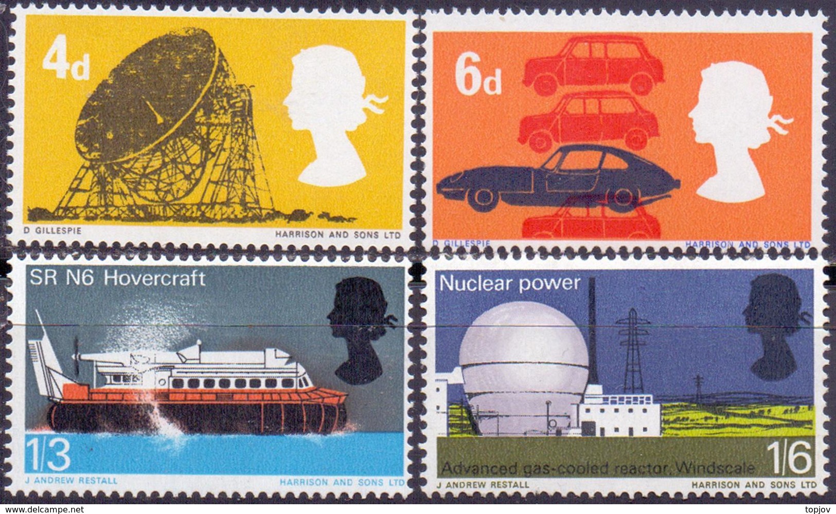 GB - NUCLEAR POWER - HOVERCRAFT - **MNH - 1966 - Atomo