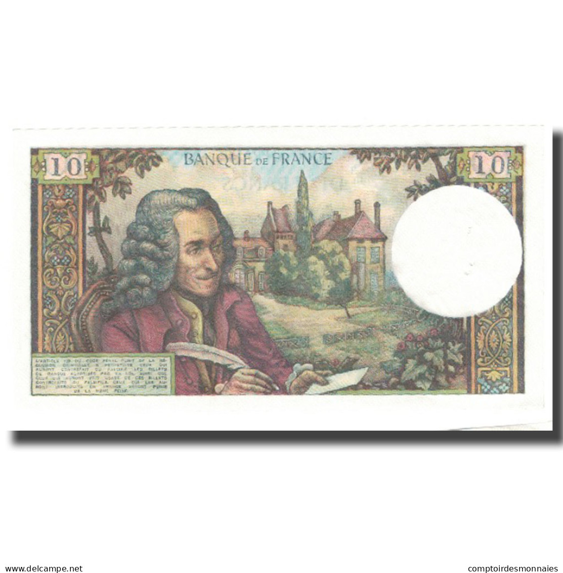 France, 10 Francs, Voltaire, 1972, 1972-06-01, SPL, Fayette:62.57, KM:147c - 10 F 1963-1973 ''Voltaire''
