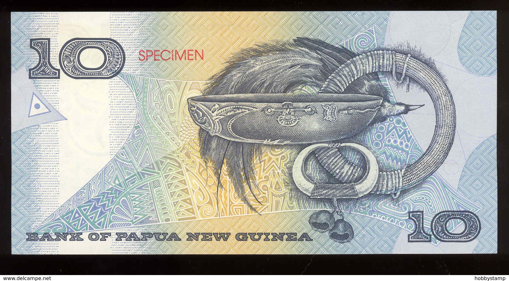 Papua New Guinea 1998 10 Kina Specimen Commemorative №357 AUNC-UNC - Papoea-Nieuw-Guinea