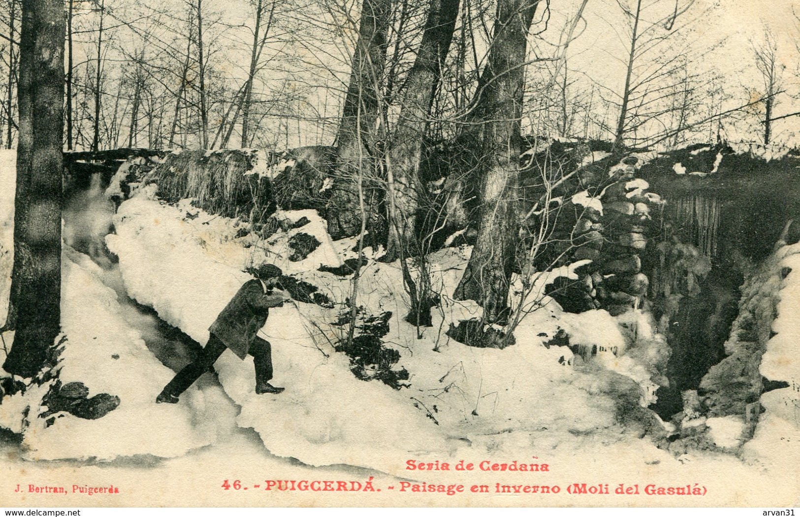 PUIGCERDA - PAISAGE En INVERNO - MOLI Del GASULA - - Gerona