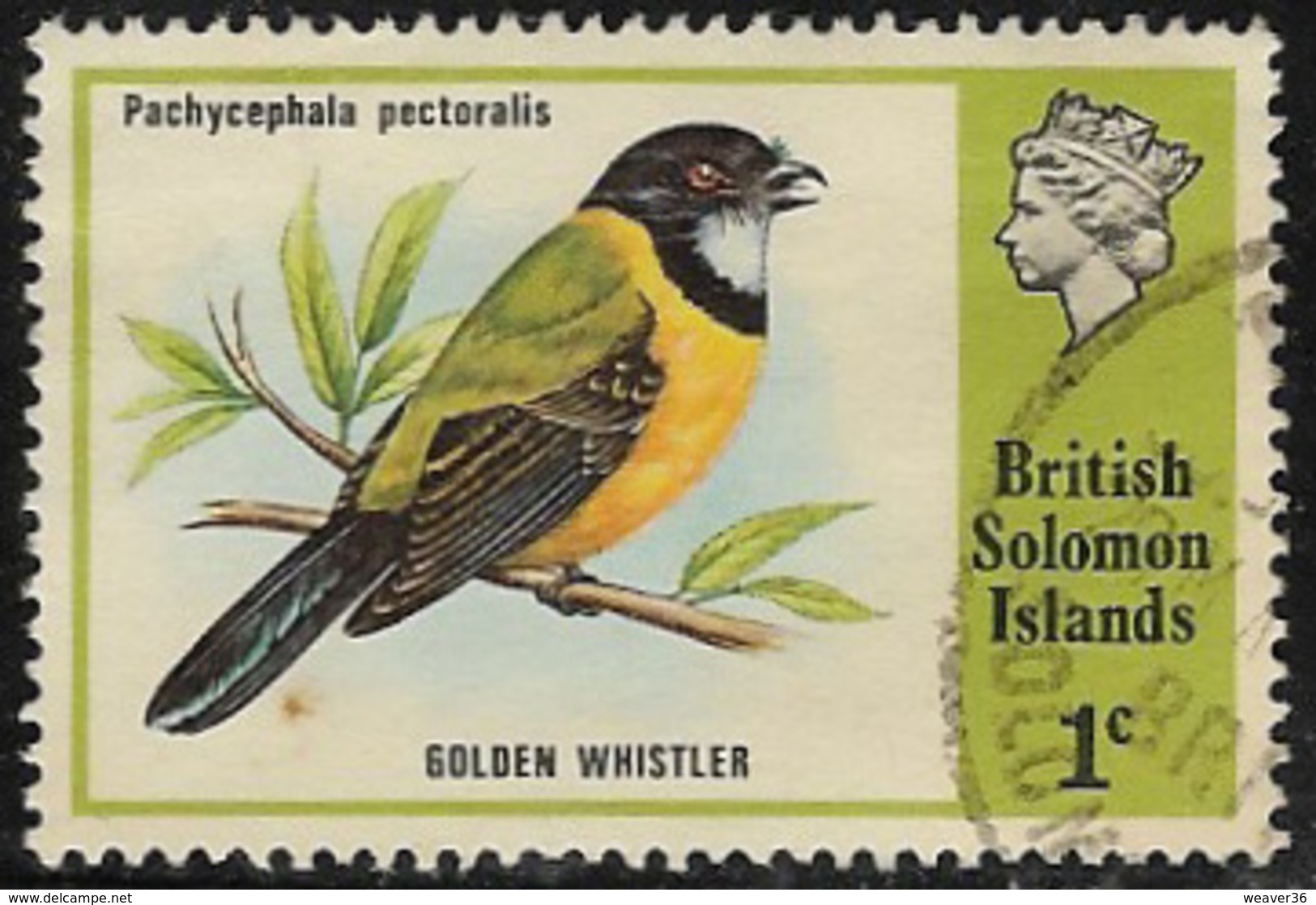 British Solomon Islands SG267 1975 Birds 1c Good/fine Used [40/32584/2D] - British Solomon Islands (...-1978)