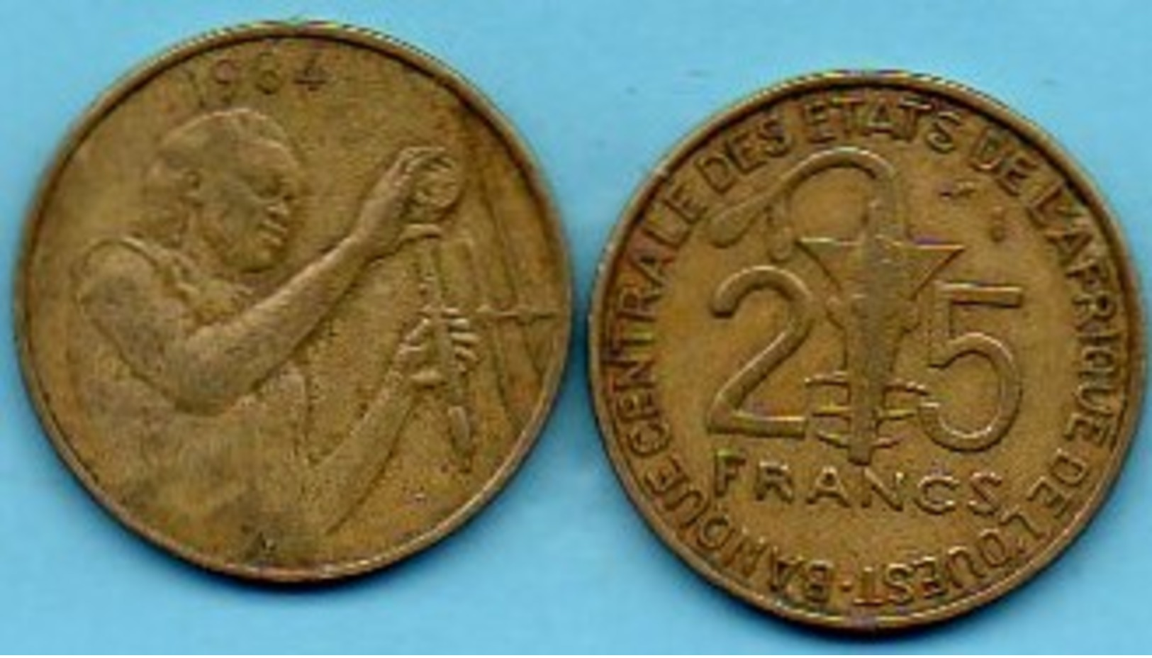 R13/  WEST AFRICAN STATES 25 Francs 1984 FAO AFRIQUE OUEST  Km#9 - Autres – Afrique