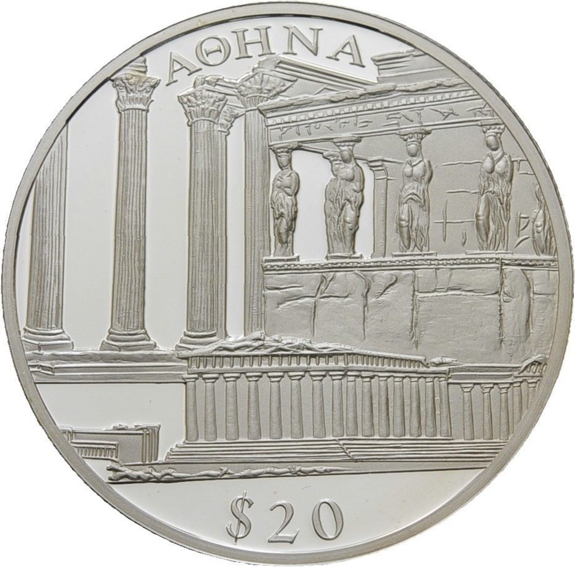 Liberia, 20 Dollars 2001 - Silver Proof - Liberia