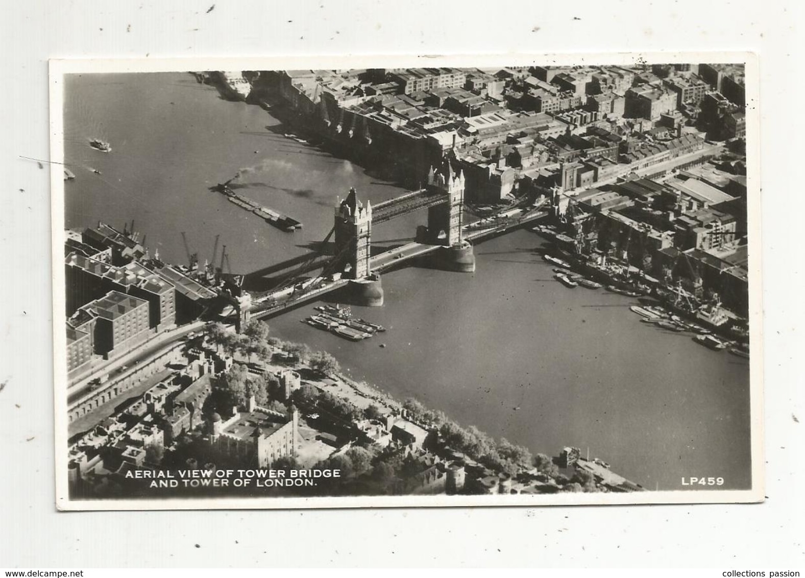Cp , Angleterre , LONDON ,  Vue Aérienne ,  Aerial View Of Tower Bridge - Tower Of London