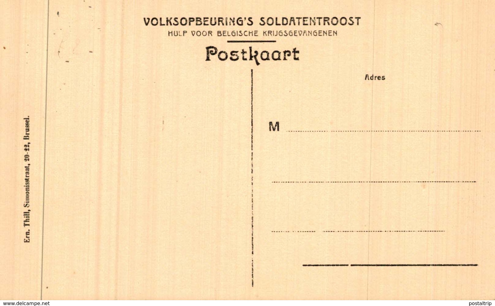 LAGER SOLTAU KINO CAFE   SOLDATENTROOST KRIJGSGEVANGENEN - Guerra 1914-18