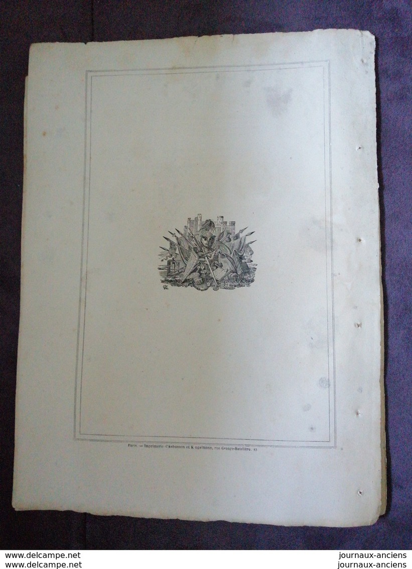 1856 CHAMILLART - MARQUIS DE SUZE - CANY - COUR ELLES - CHÂTEAU SÉNÉCHAL - VERROU ETC... - Documentos Históricos