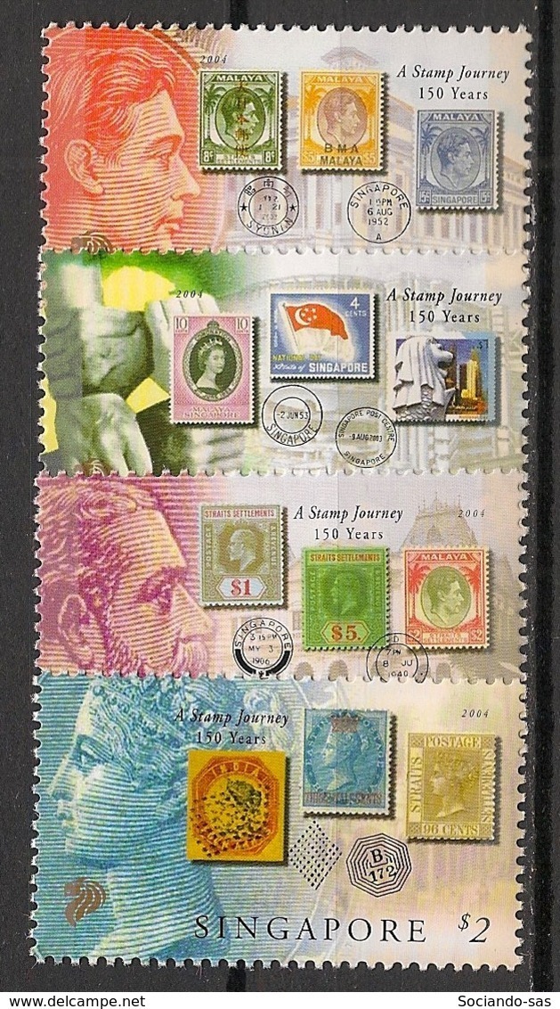 Singapore - 2004 - N°Yv. 1266 à 1269 - A Stamp Journey - Neuf Luxe ** / MNH / Postfrisch - Singapore (1959-...)